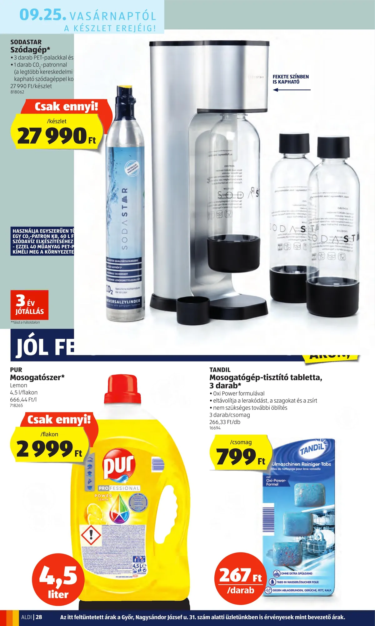 Aldi akciós újság 09.22–09.28 – 28. oldal