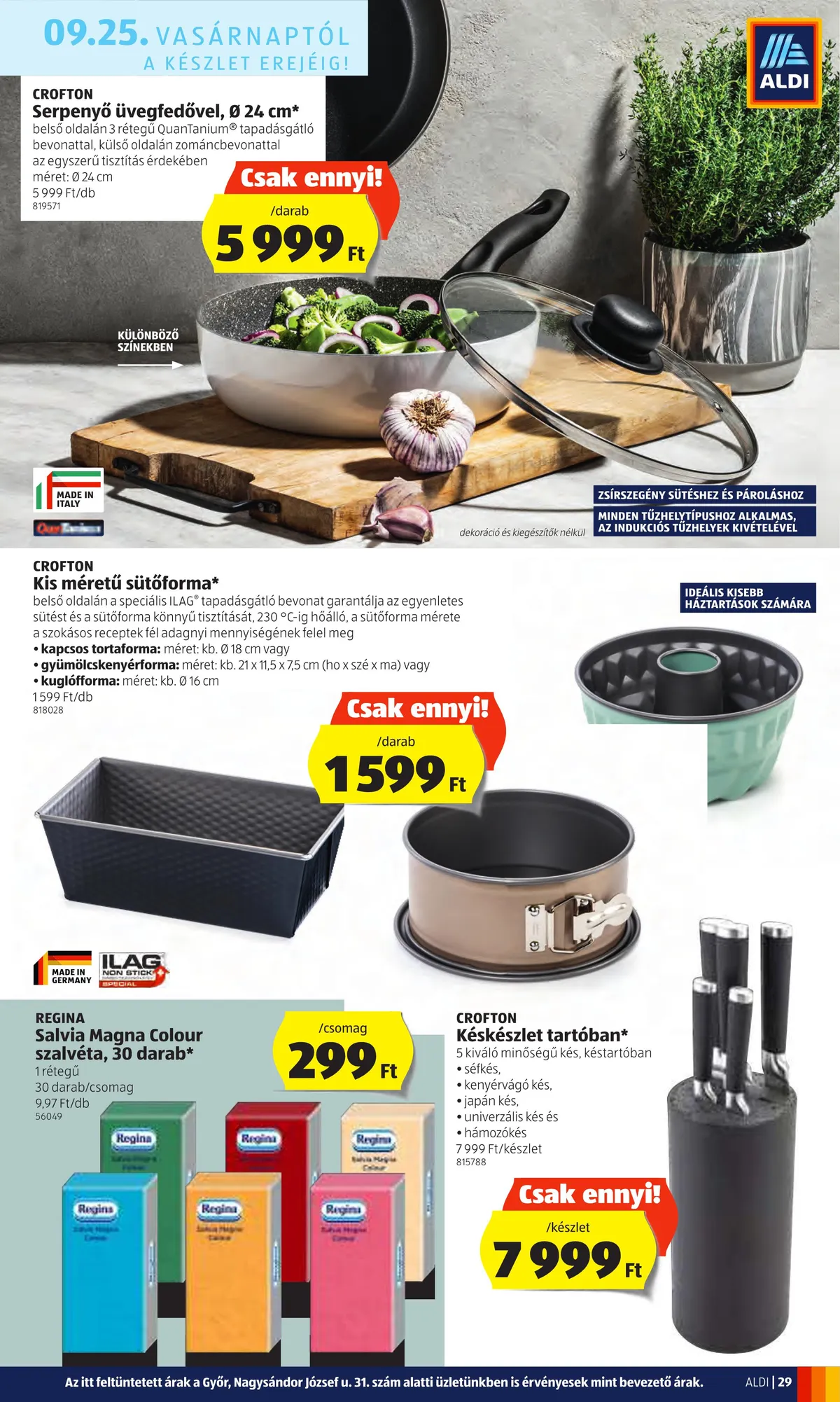 Aldi akciós újság 09.22–09.28 – 29. oldal