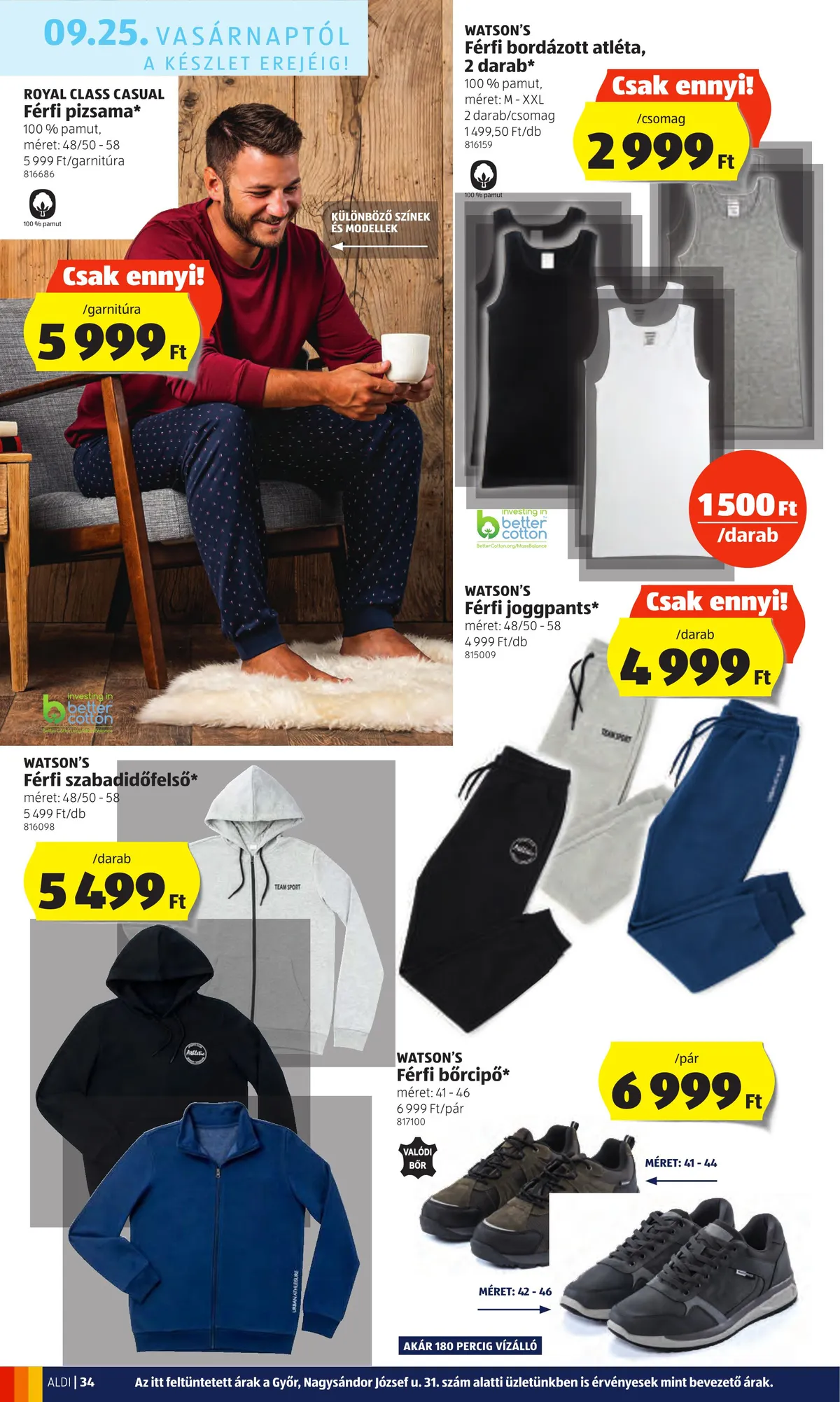 Aldi akciós újság 09.22–09.28 – 34. oldal