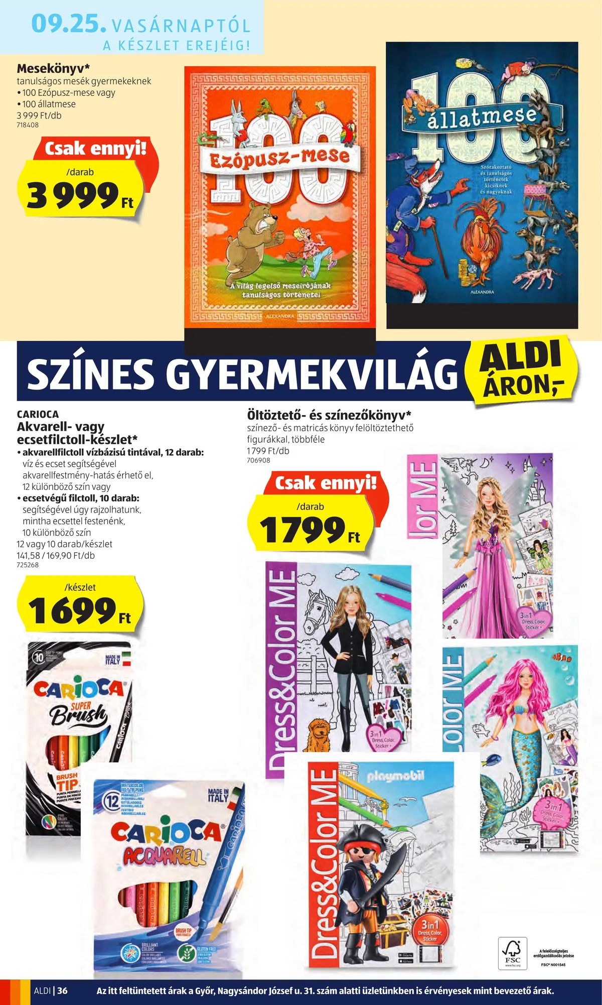 Aldi akciós újság 09.22–09.28 – 36. oldal