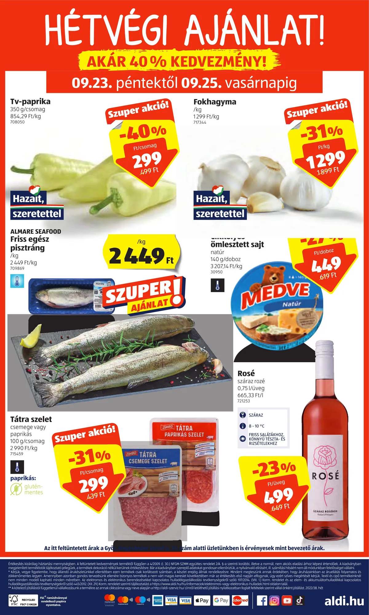 Aldi akciós újság 09.22–09.28 – 40. oldal