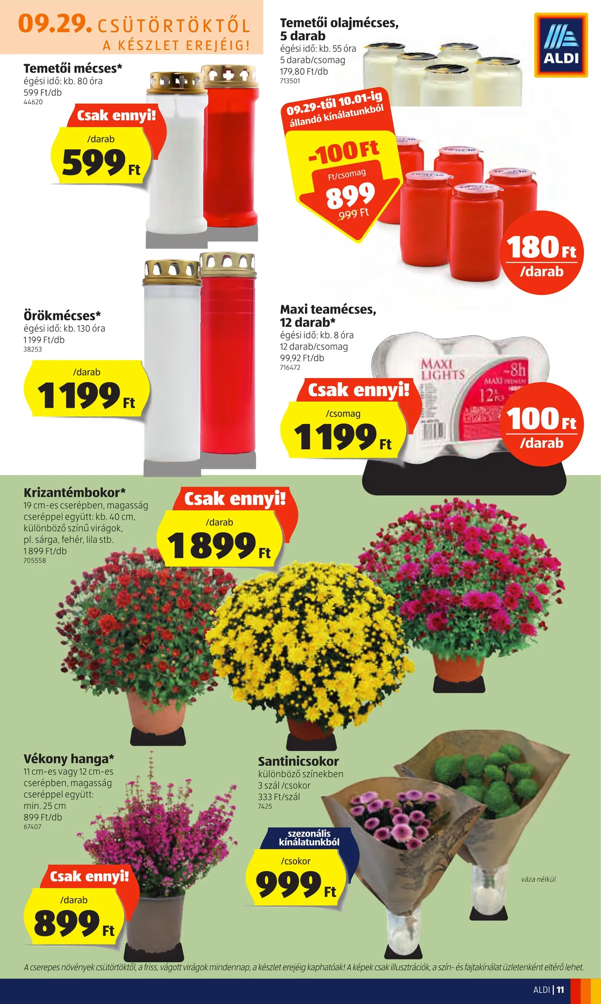 Aldi akciós újság 09.29–10.05 – 11. oldal