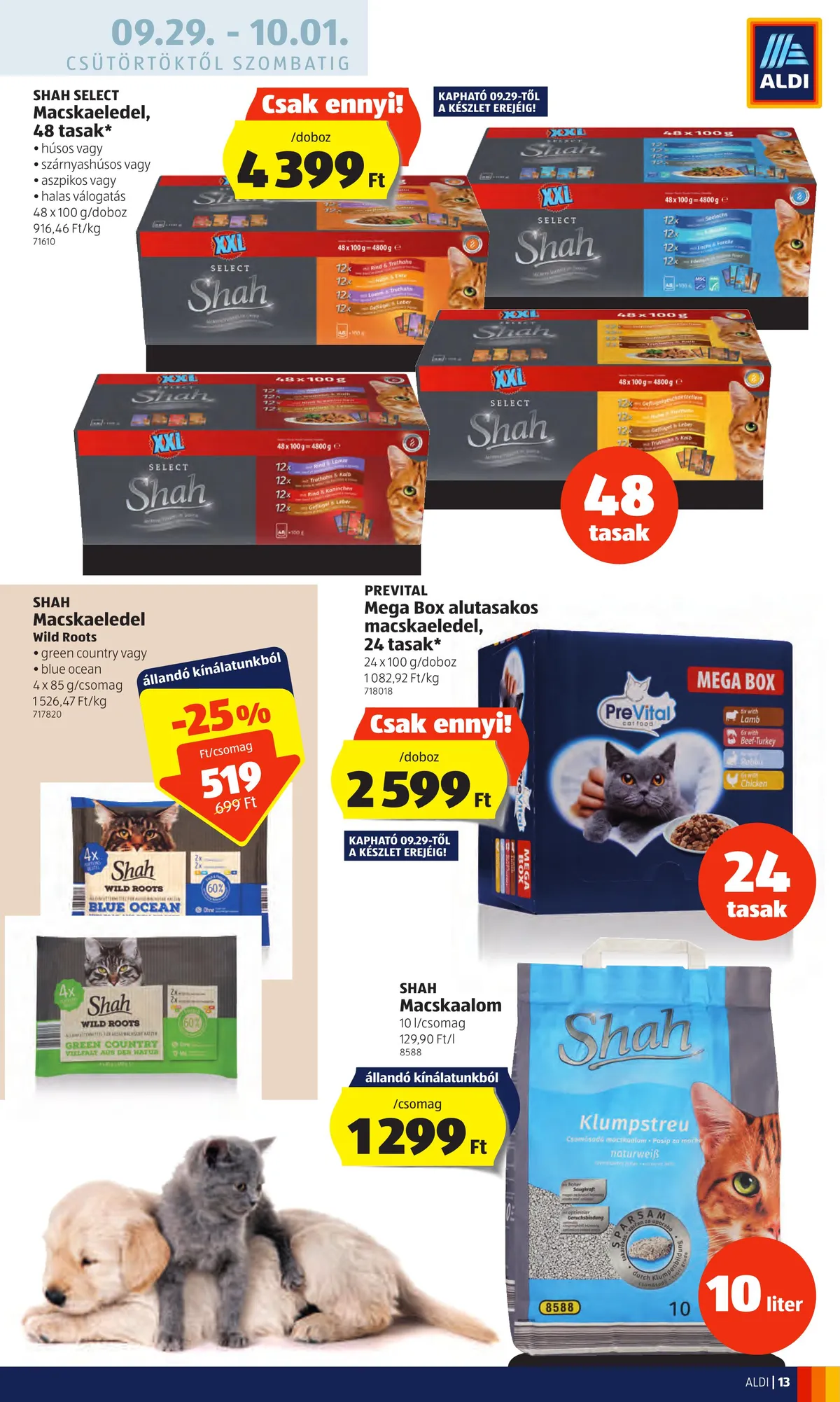 Aldi akciós újság 09.29–10.05 – 13. oldal