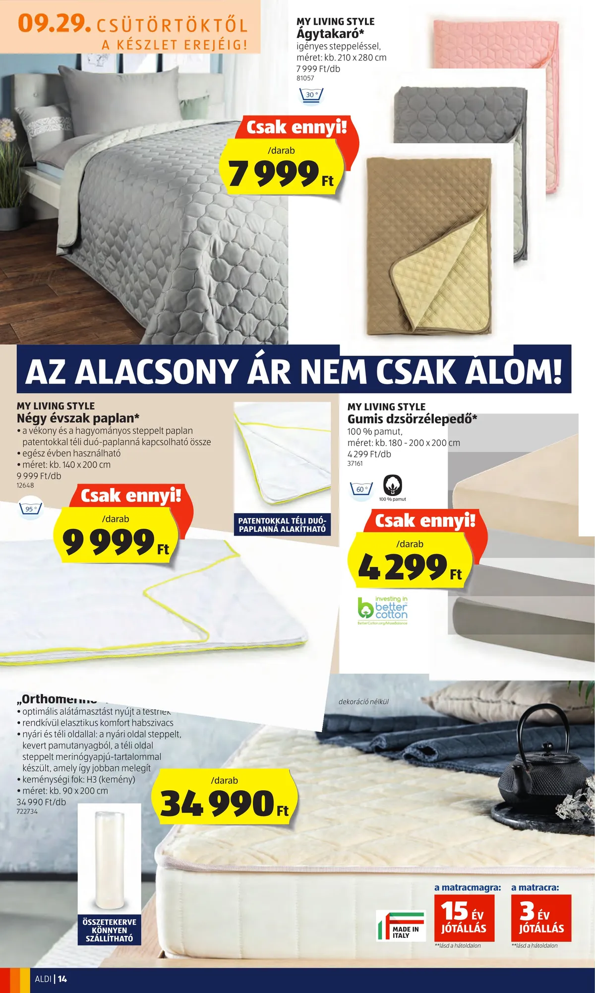 Aldi akciós újság 09.29–10.05 – 14. oldal