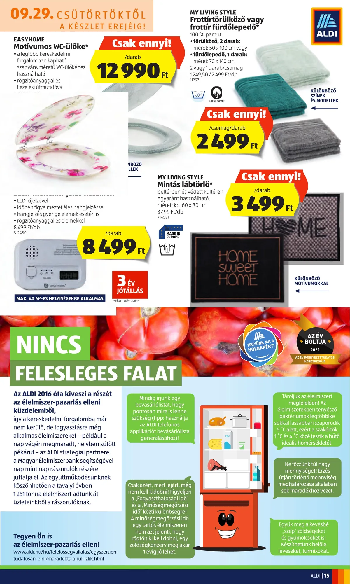 Aldi akciós újság 09.29–10.05 – 15. oldal