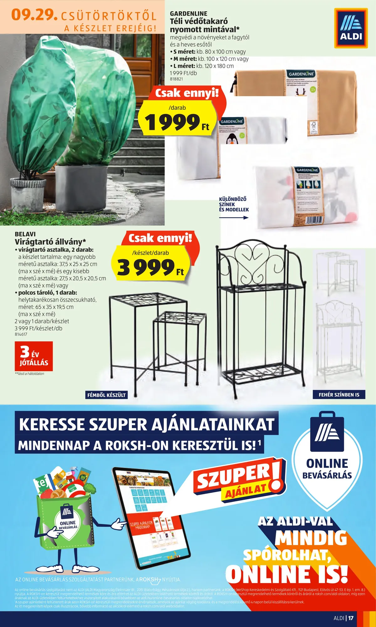 Aldi akciós újság 09.29–10.05 – 17. oldal