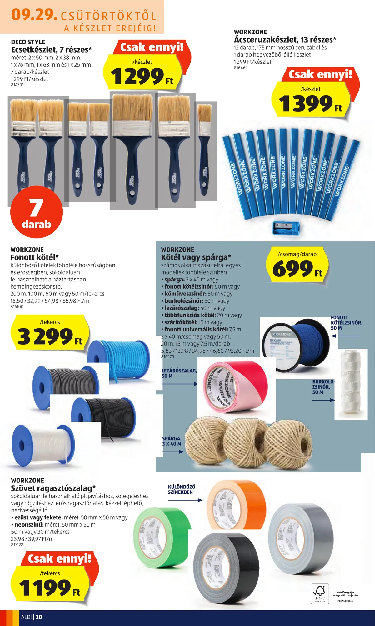 Aldi akciós újság 09.29–10.05 – 20. oldal