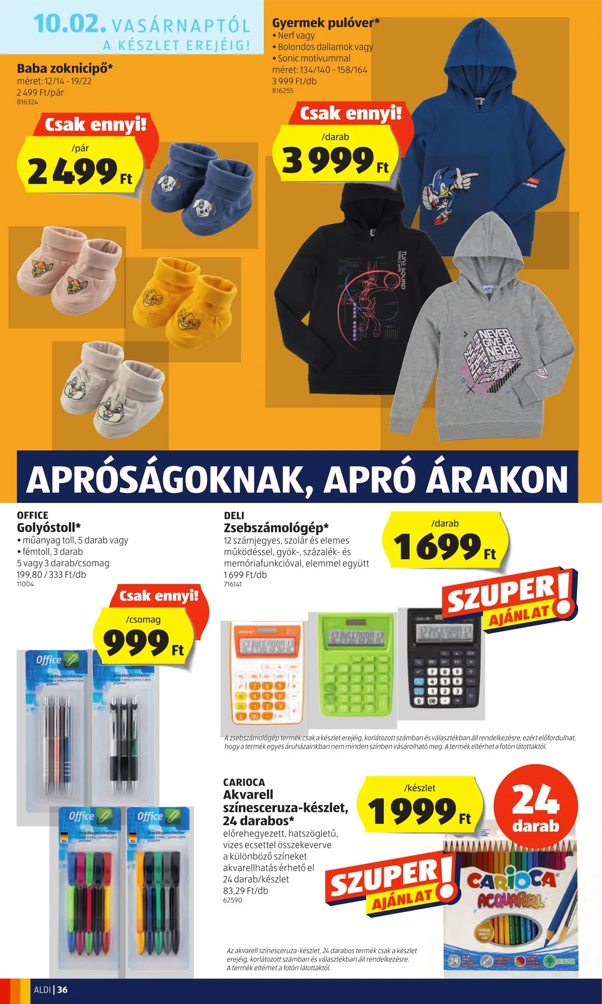 Aldi akciós újság 09.29–10.05 – 36. oldal