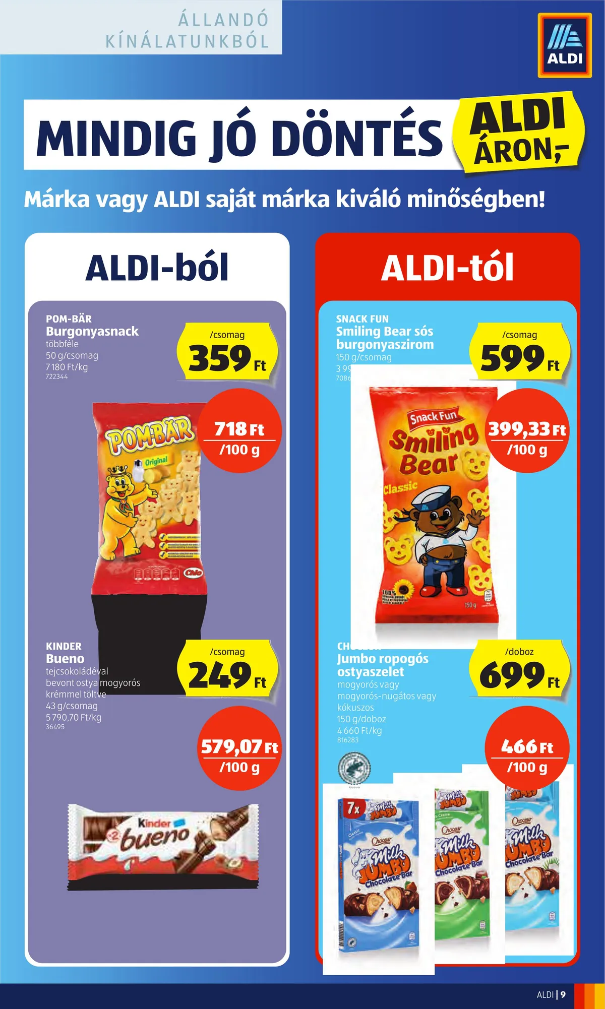 Aldi akciós újság 09.29–10.05 – 9. oldal
