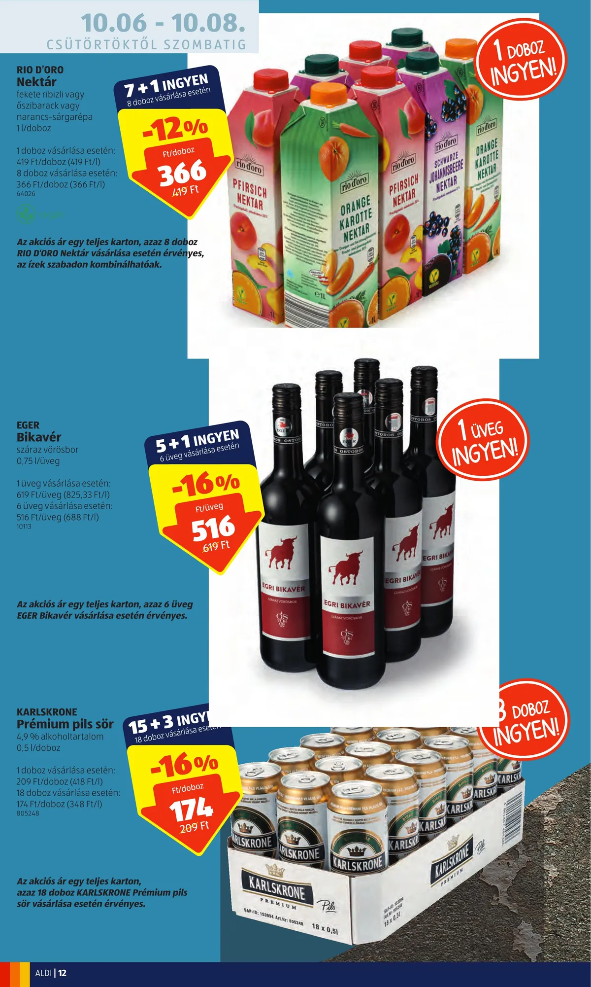 Aldi akciós újság 10.06–10.12 – 12. oldal