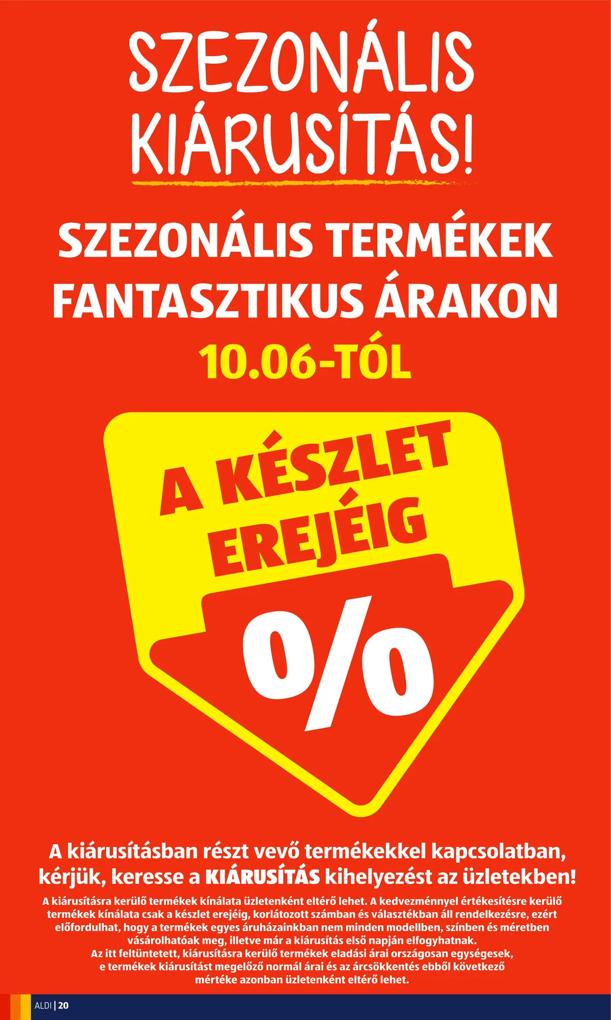 Aldi akciós újság 10.06–10.12 – 20. oldal