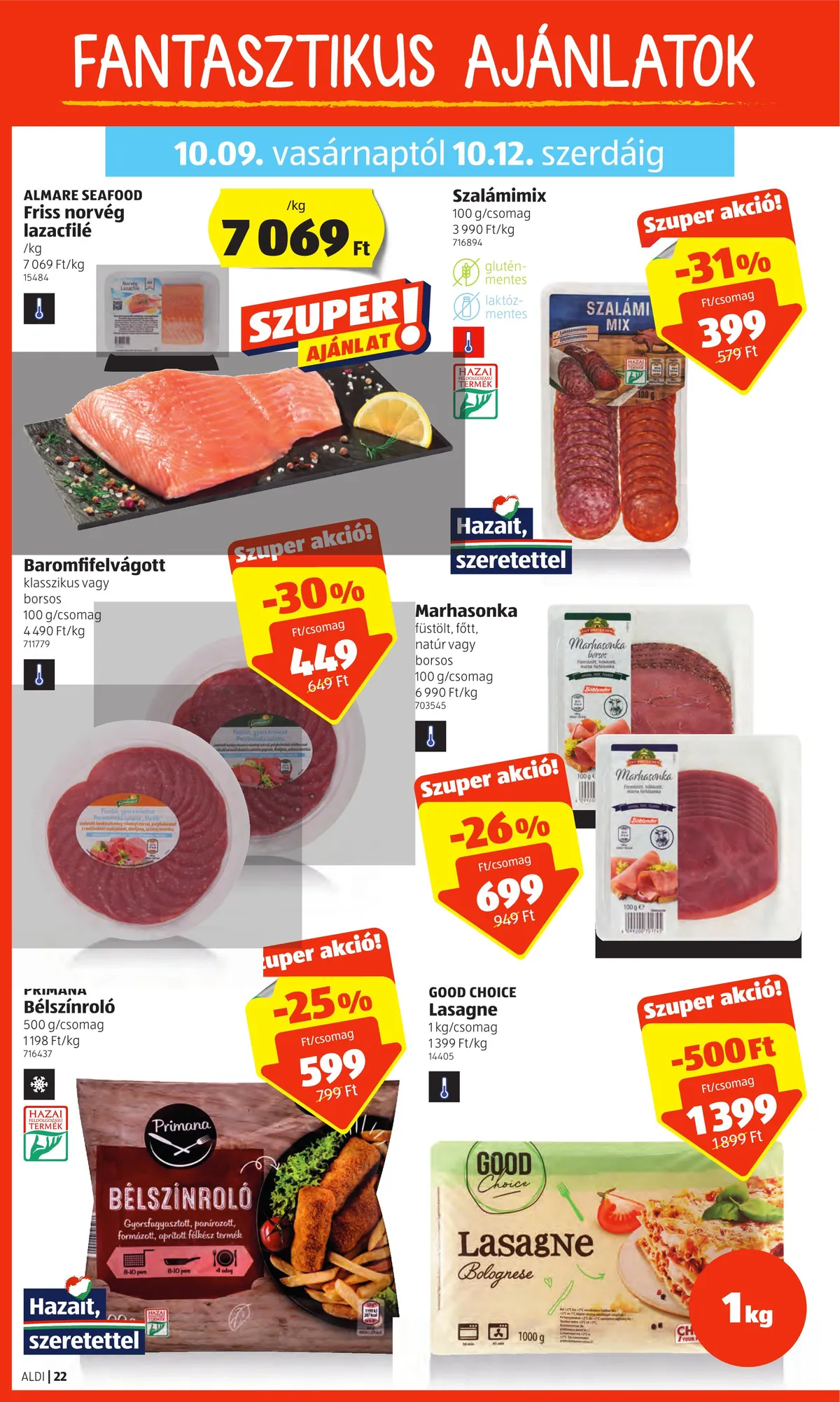 Aldi akciós újság 10.06–10.12 – 22. oldal