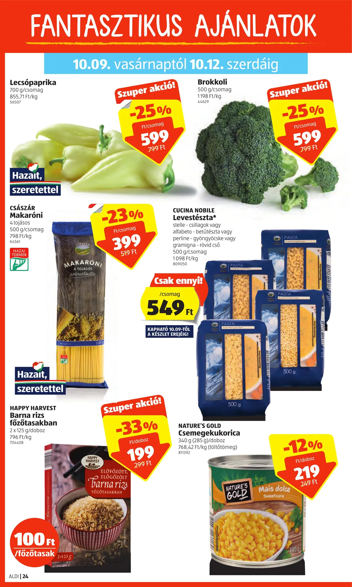 Aldi akciós újság 10.06–10.12 – 24. oldal