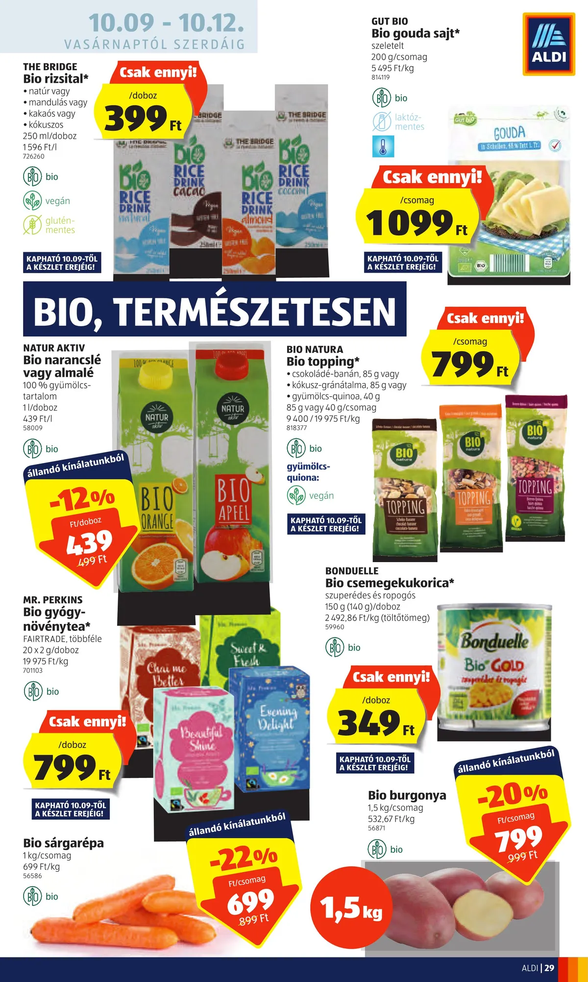 Aldi akciós újság 10.06–10.12 – 29. oldal