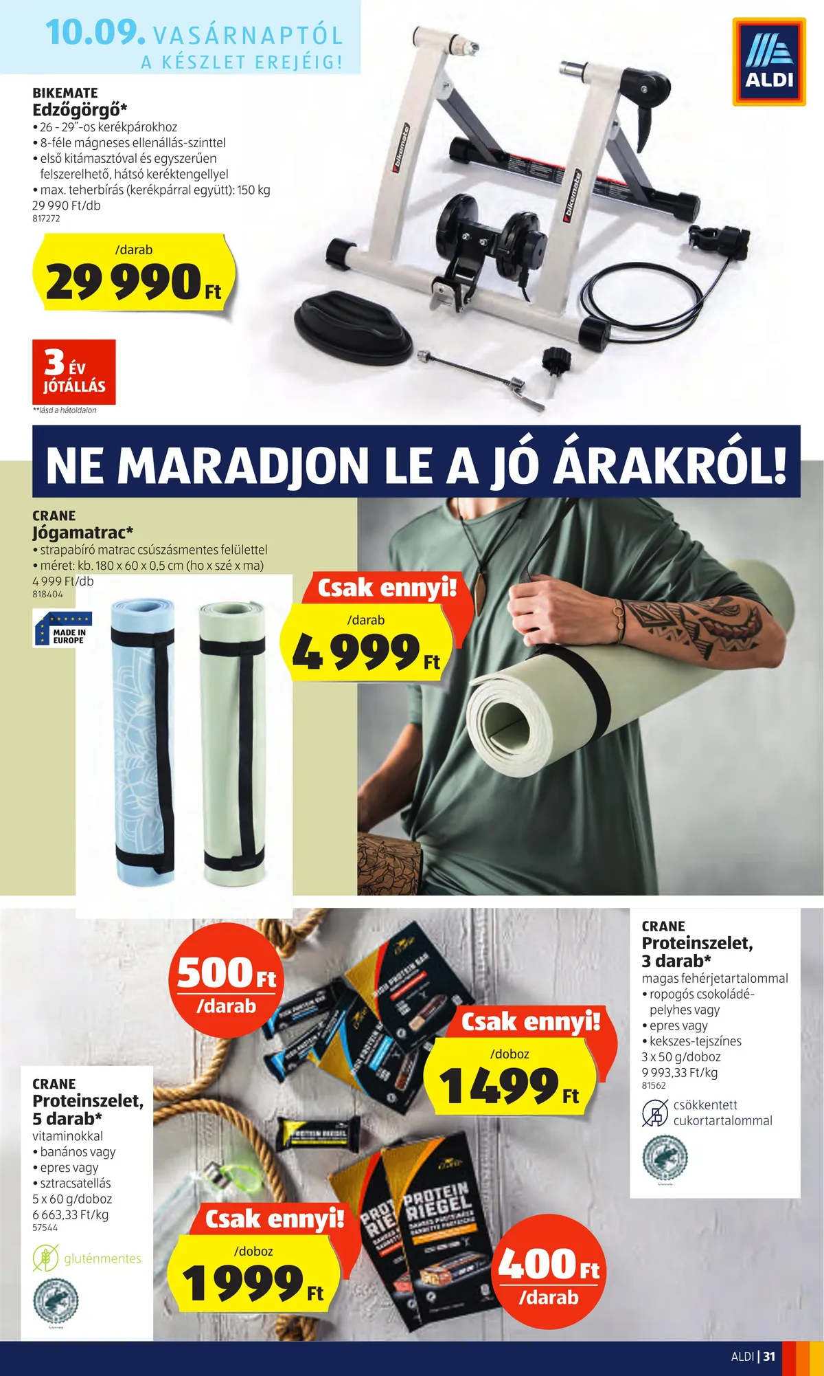 Aldi akciós újság 10.06–10.12 – 31. oldal