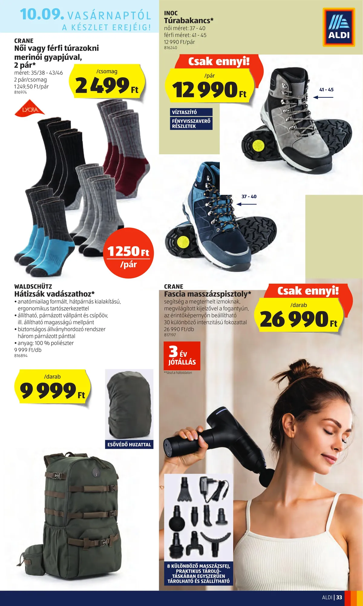Aldi akciós újság 10.06–10.12 – 33. oldal