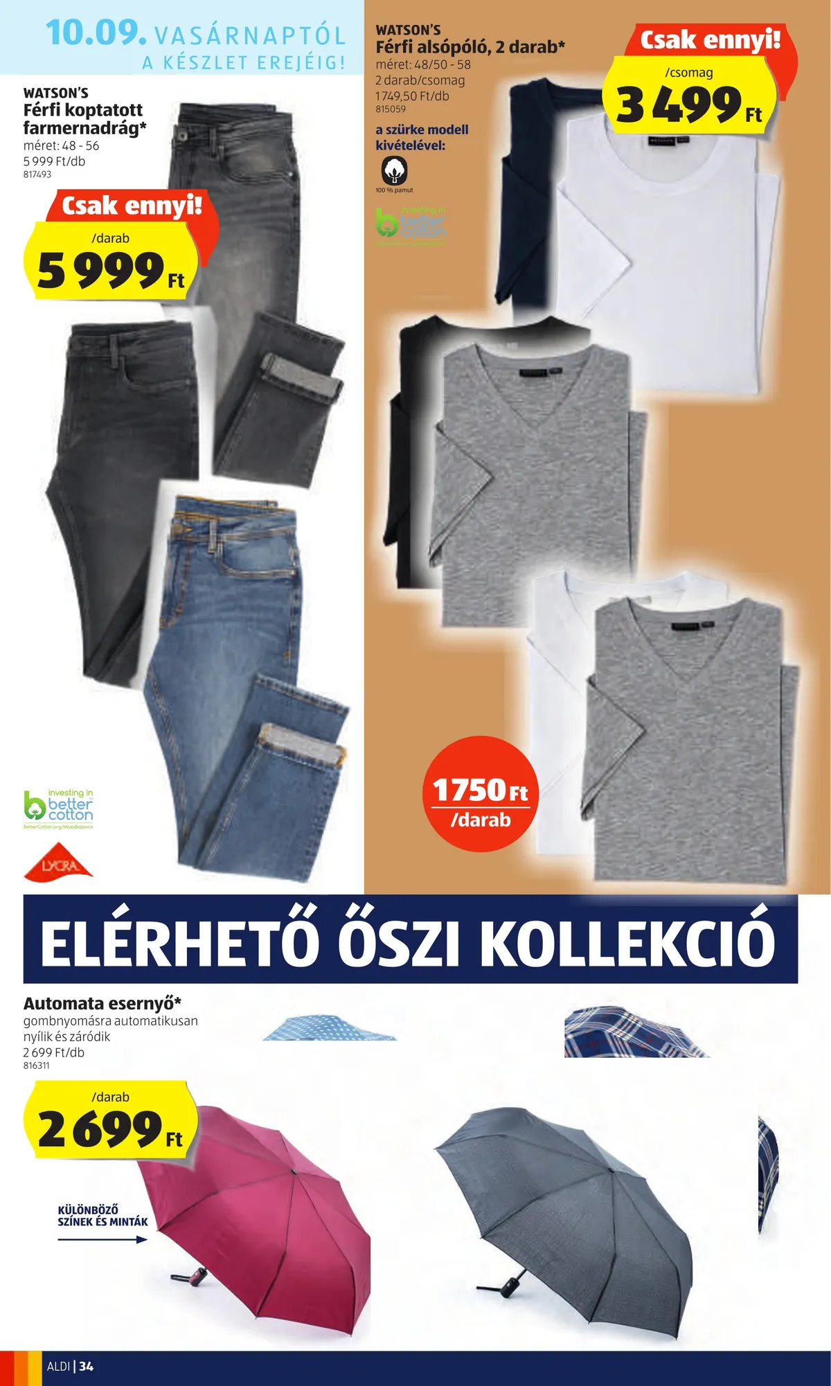 Aldi akciós újság 10.06–10.12 – 34. oldal