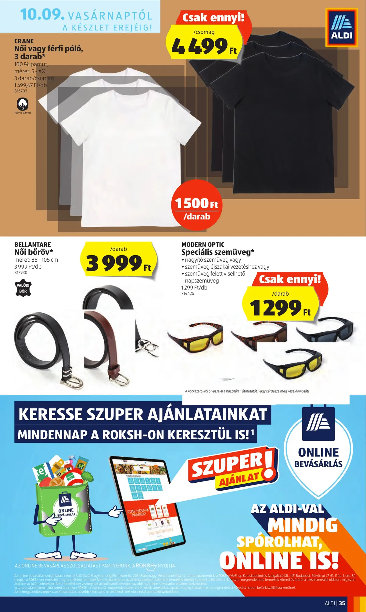 Aldi akciós újság 10.06–10.12 – 35. oldal