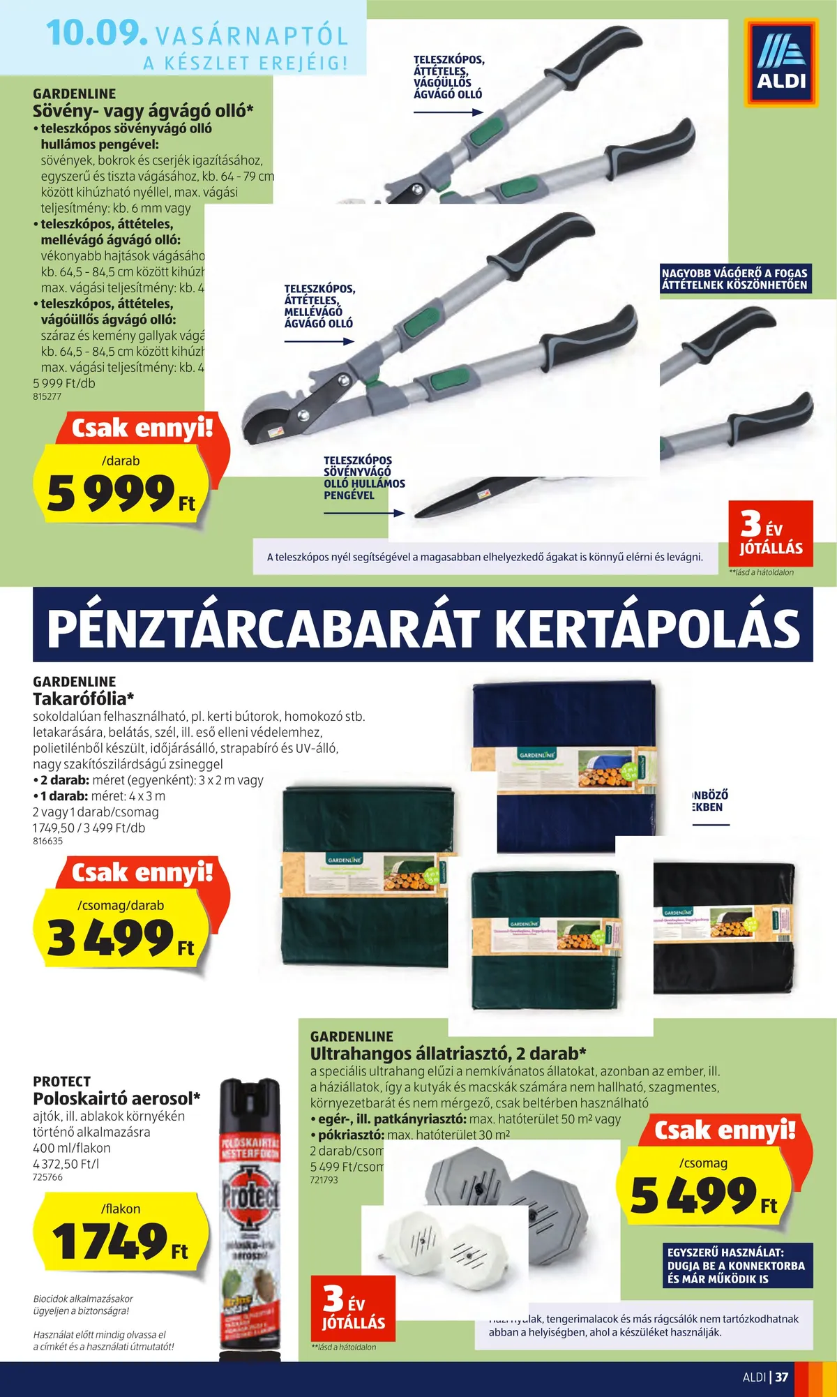 Aldi akciós újság 10.06–10.12 – 37. oldal