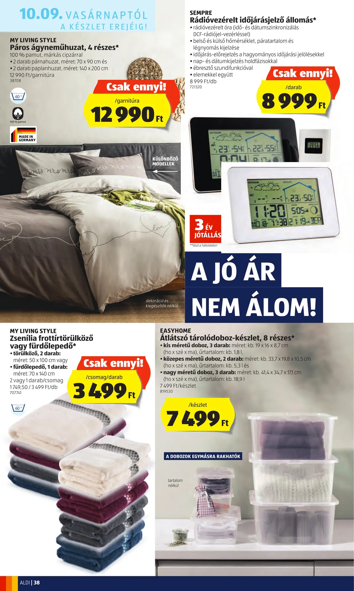 Aldi akciós újság 10.06–10.12 – 38. oldal