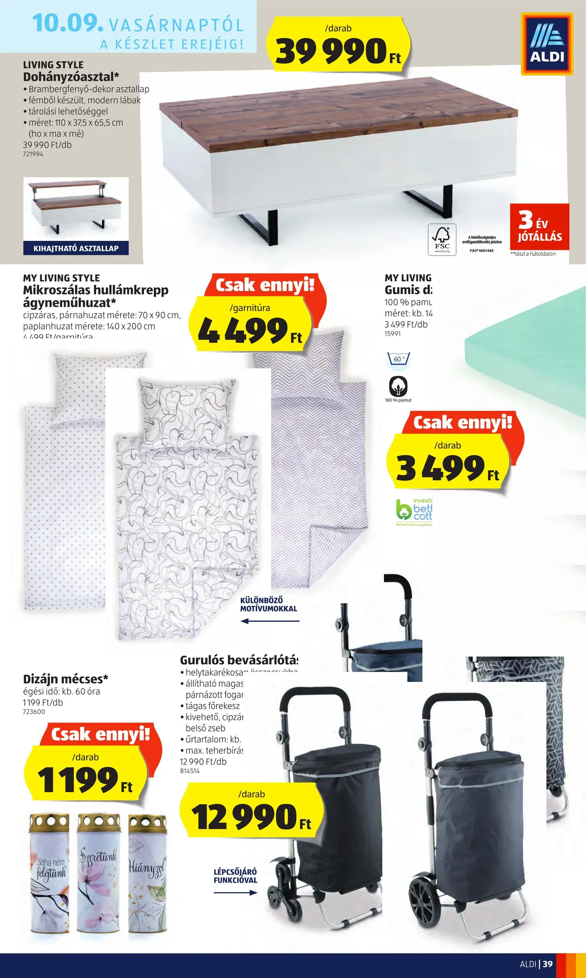 Aldi akciós újság 10.06–10.12 – 39. oldal