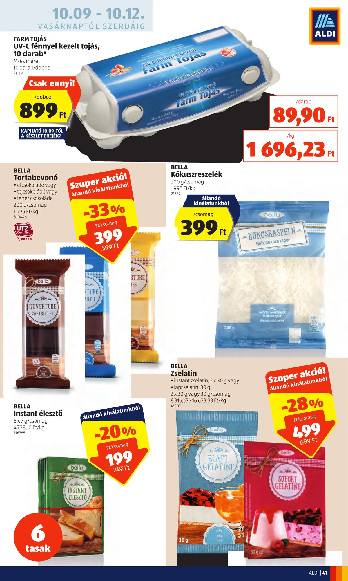 Aldi akciós újság 10.06–10.12 – 41. oldal