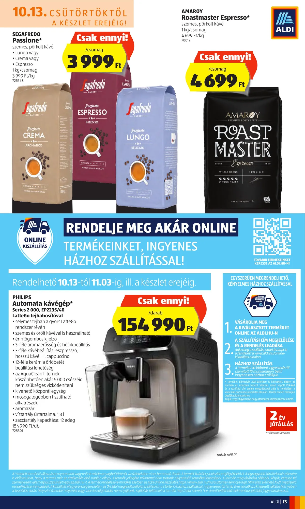 Aldi akciós újság 10.13–10.19 – 13. oldal