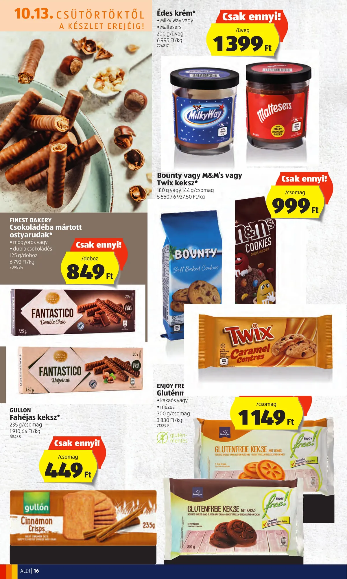 Aldi akciós újság 10.13–10.19 – 16. oldal
