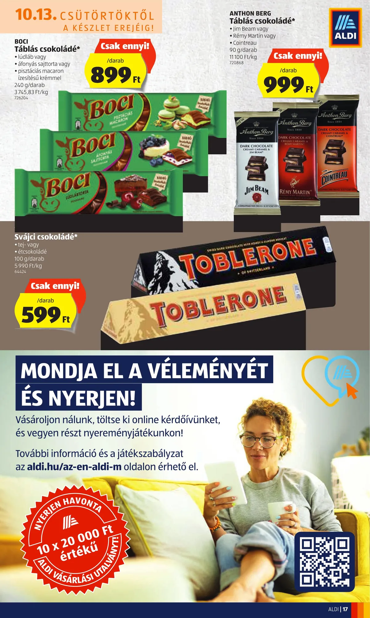 Aldi akciós újság 10.13–10.19 – 17. oldal