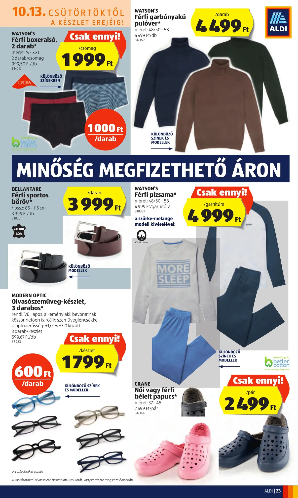 Aldi akciós újság 10.13–10.19 – 23. oldal