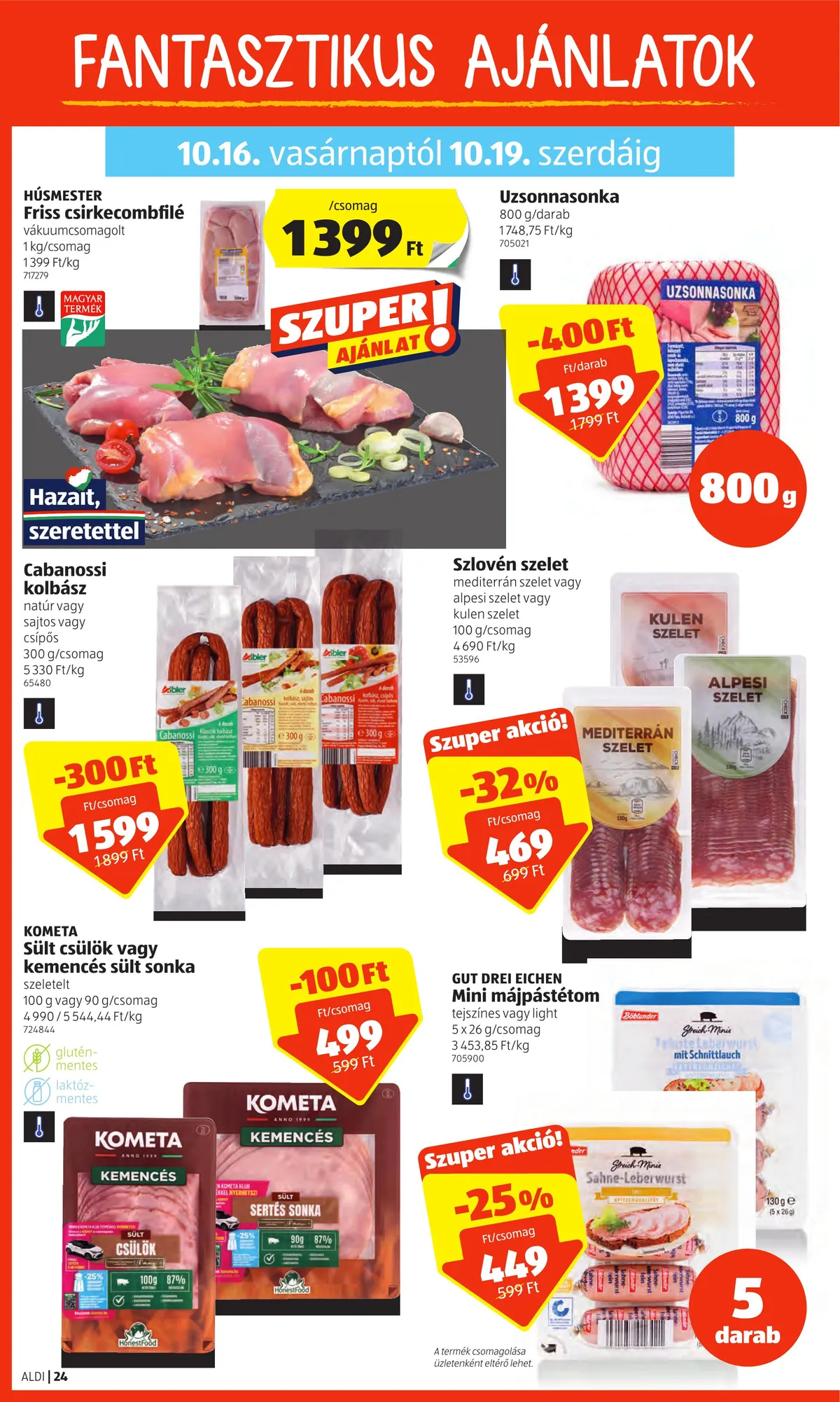 Aldi akciós újság 10.13–10.19 – 24. oldal
