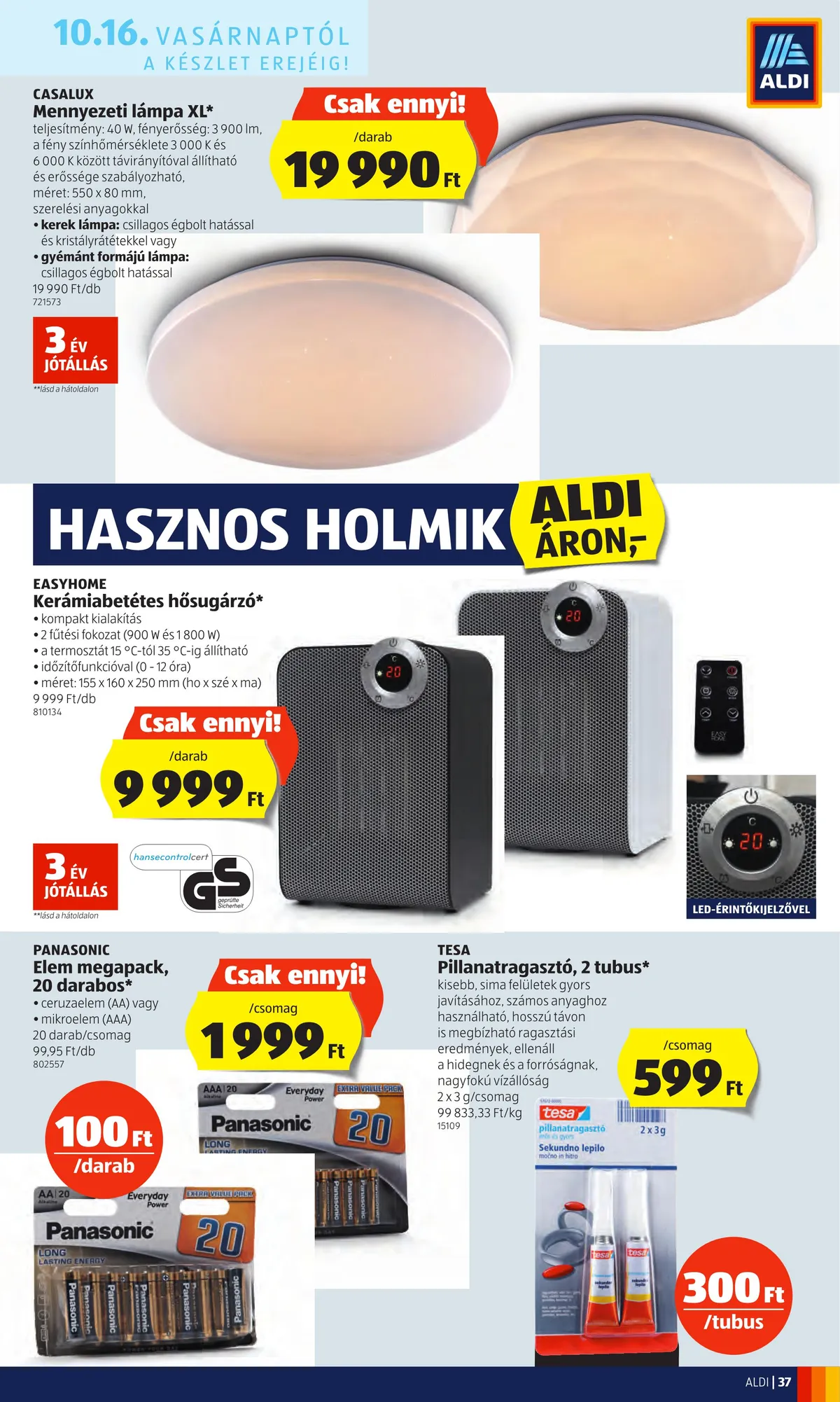 Aldi akciós újság 10.13–10.19 – 37. oldal