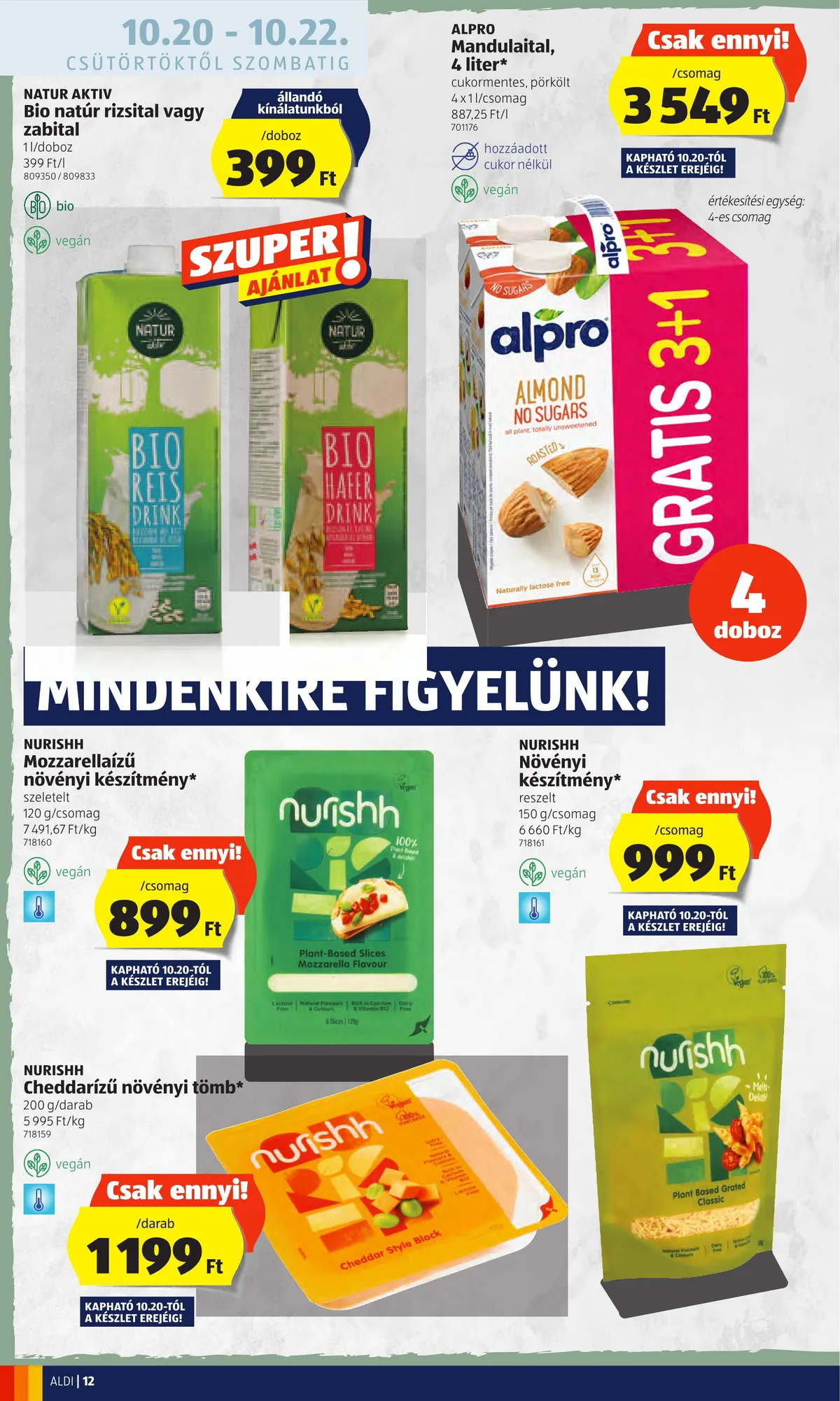 Aldi akciós újság 10.20–10.26 – 12. oldal