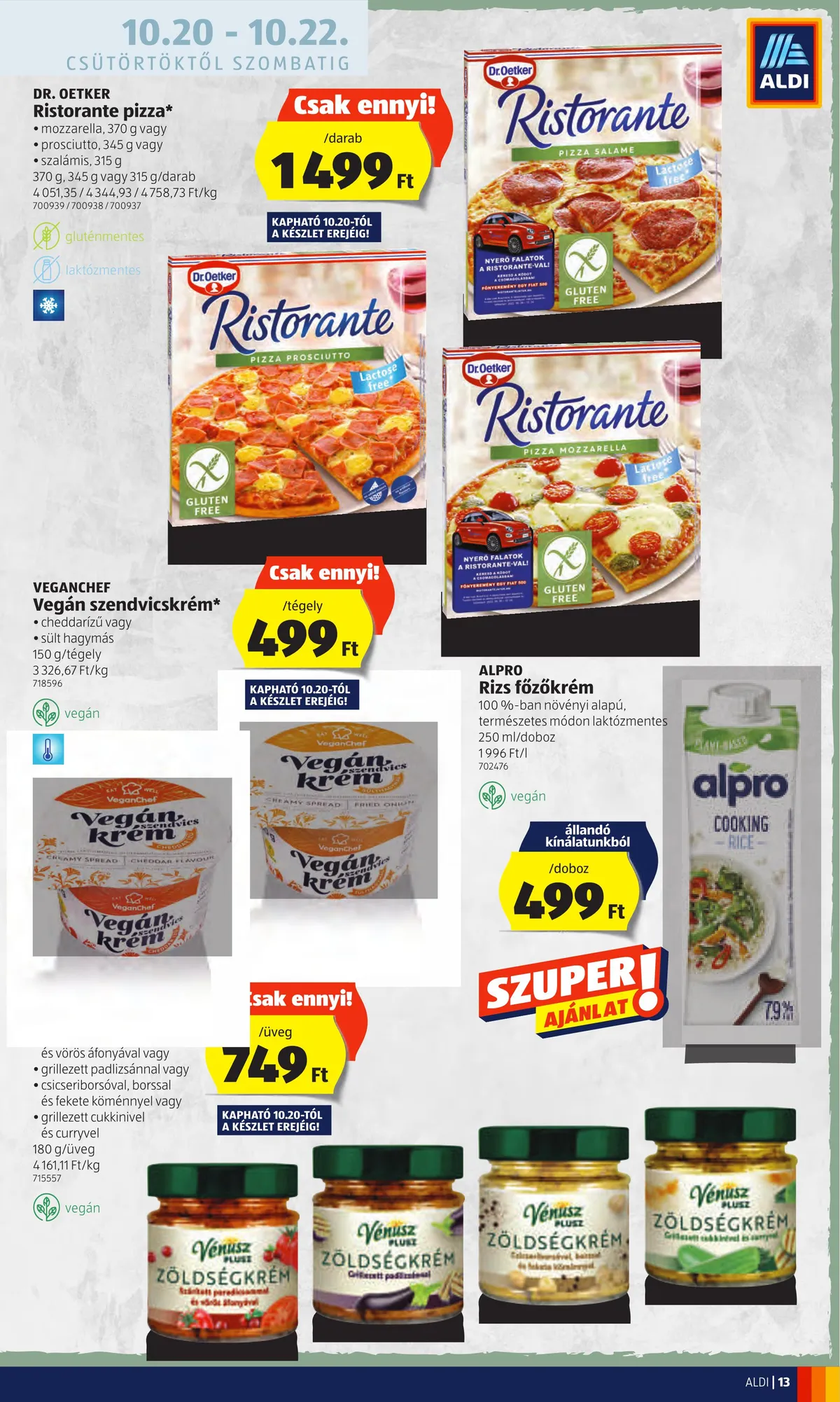 Aldi akciós újság 10.20–10.26 – 13. oldal