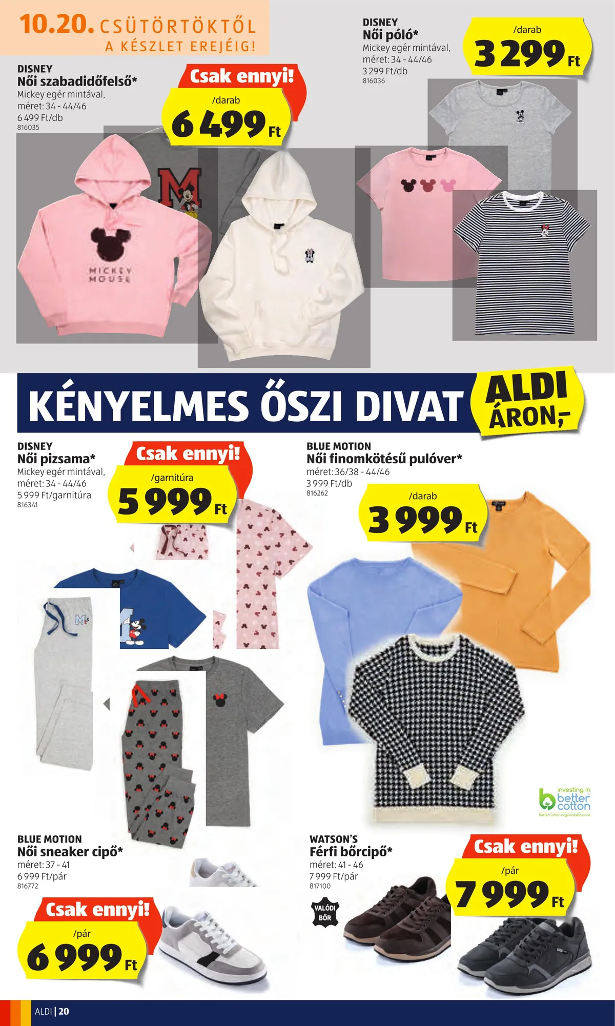 Aldi akciós újság 10.20–10.26 – 20. oldal