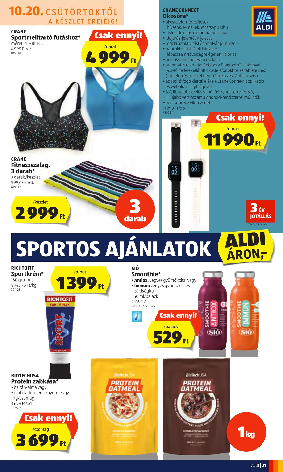 Aldi akciós újság 10.20–10.26 – 21. oldal