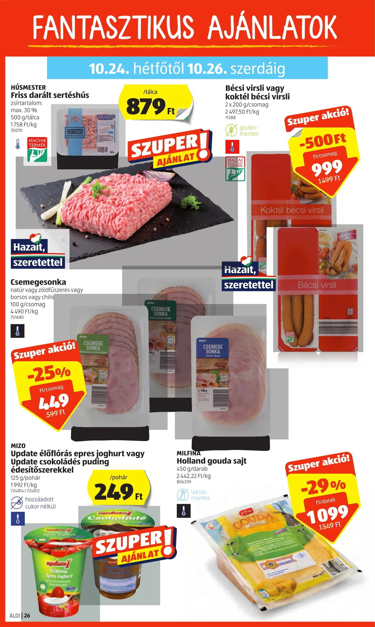 Aldi akciós újság 10.20–10.26 – 26. oldal