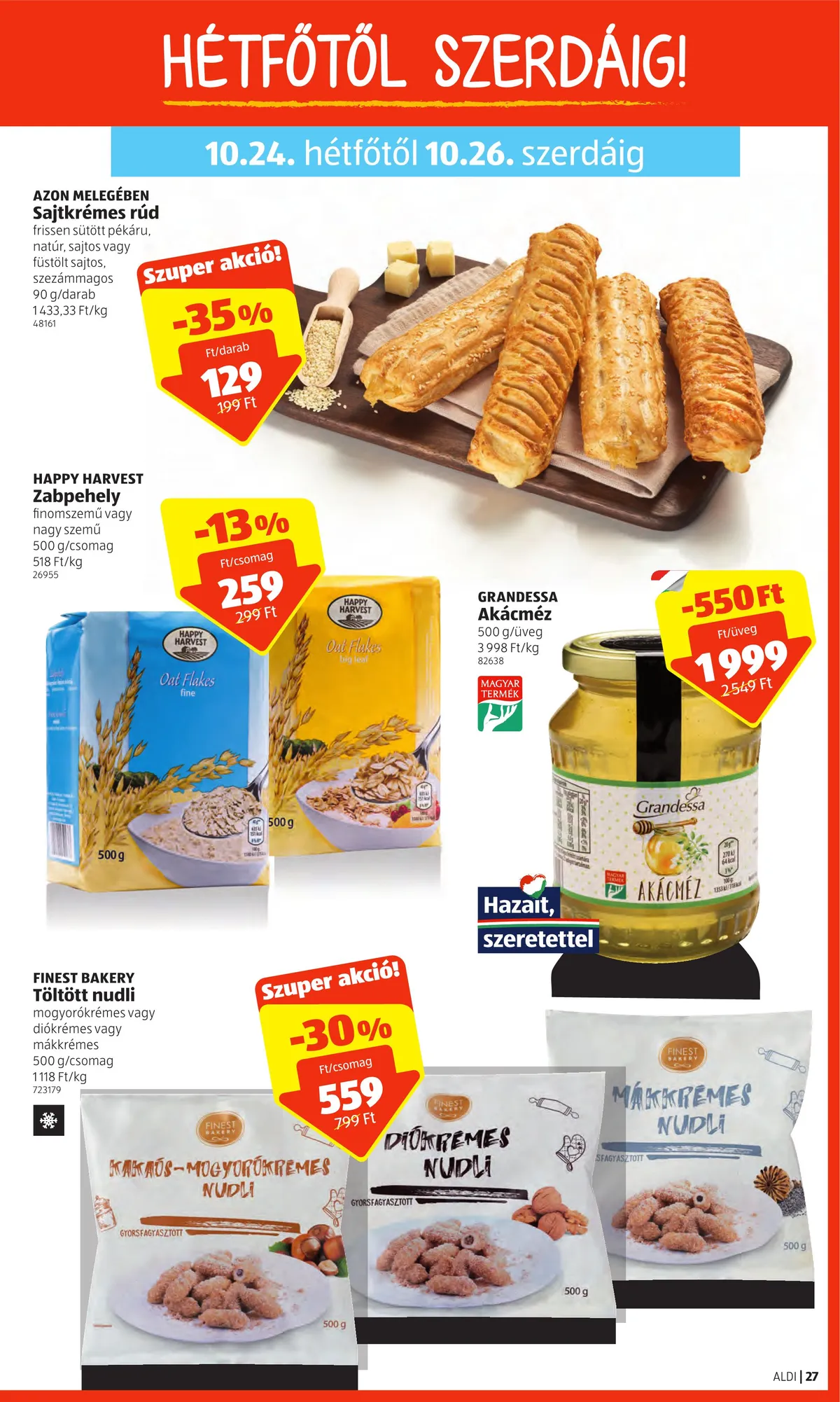 Aldi akciós újság 10.20–10.26 – 27. oldal