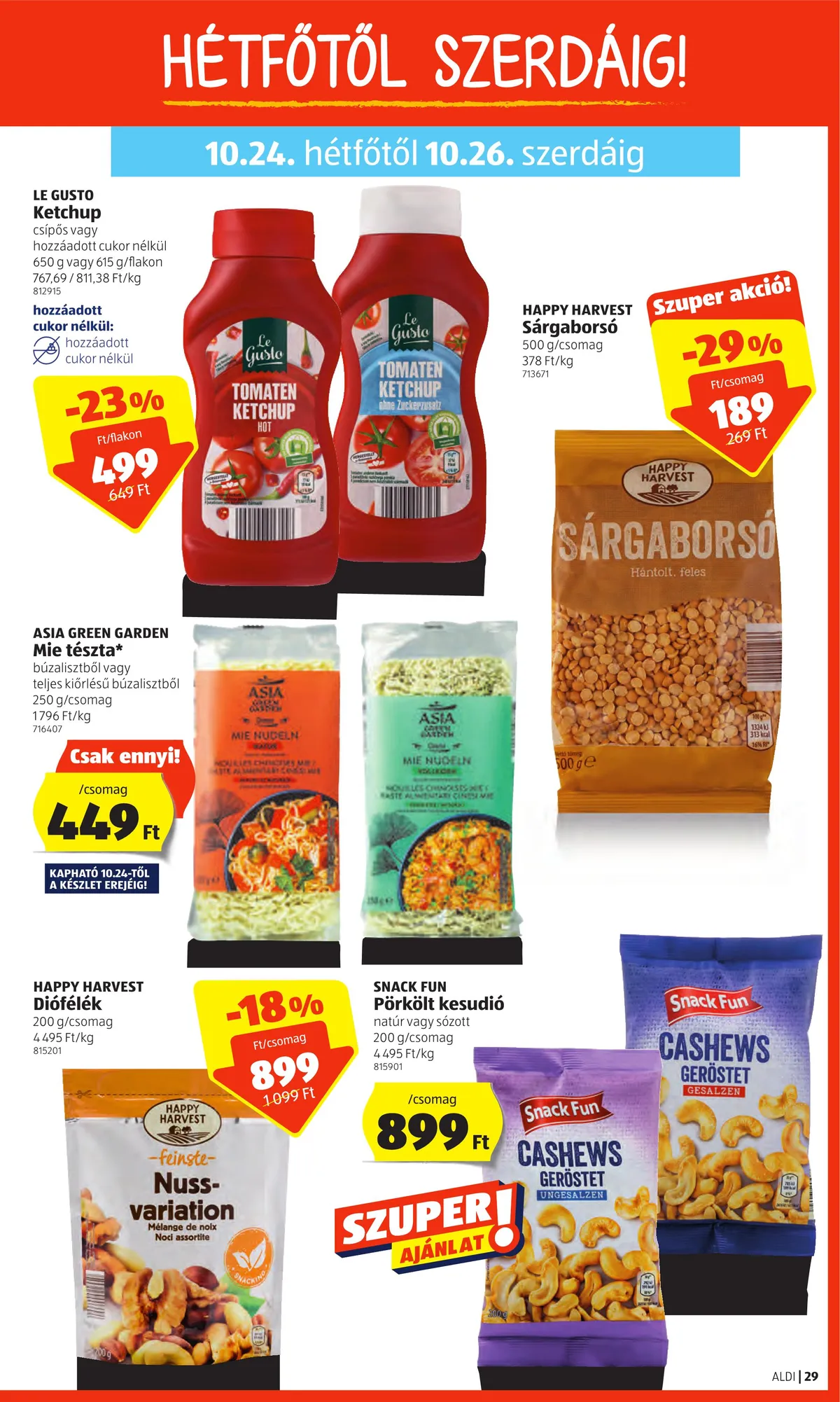 Aldi akciós újság 10.20–10.26 – 29. oldal