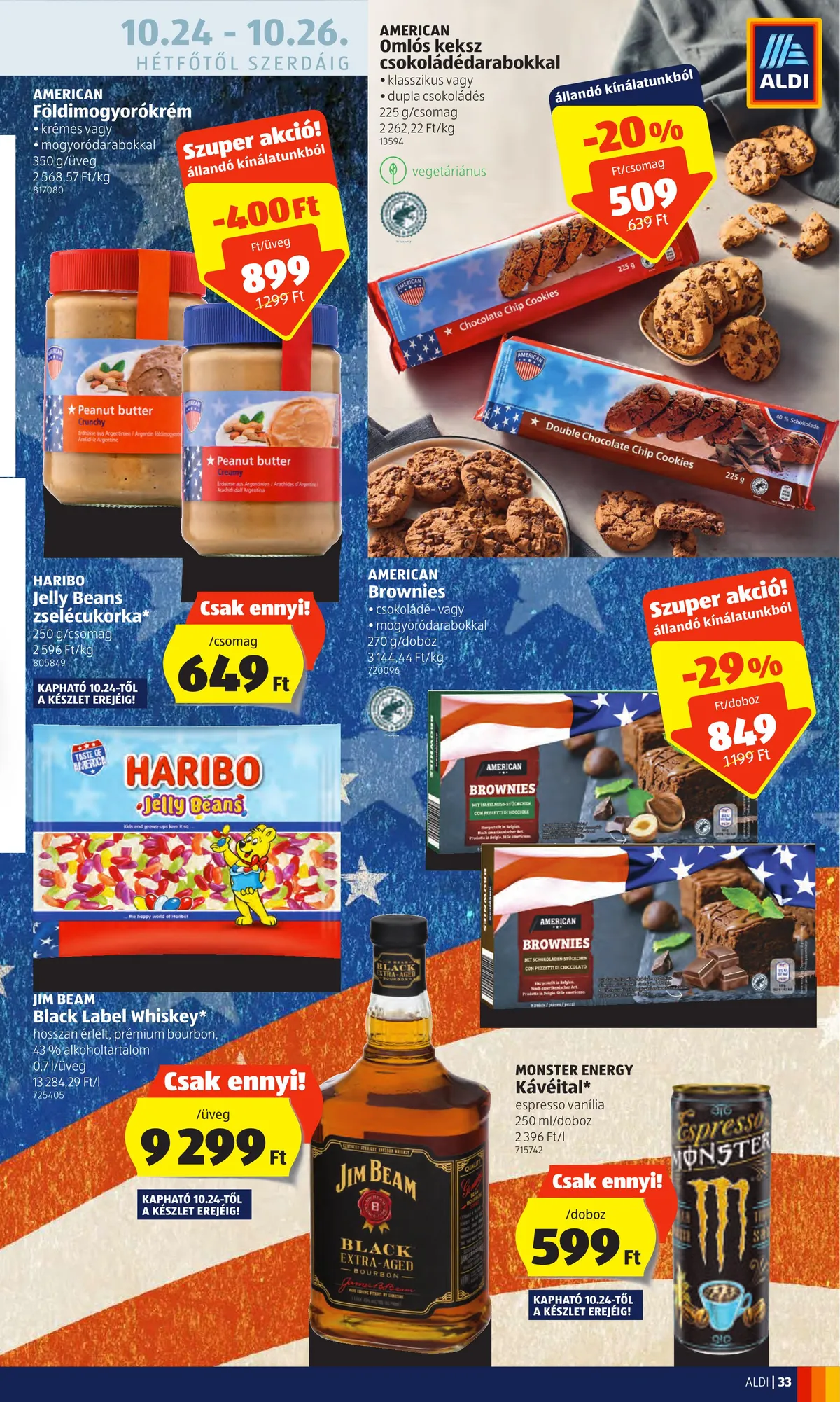 Aldi akciós újság 10.20–10.26 – 33. oldal