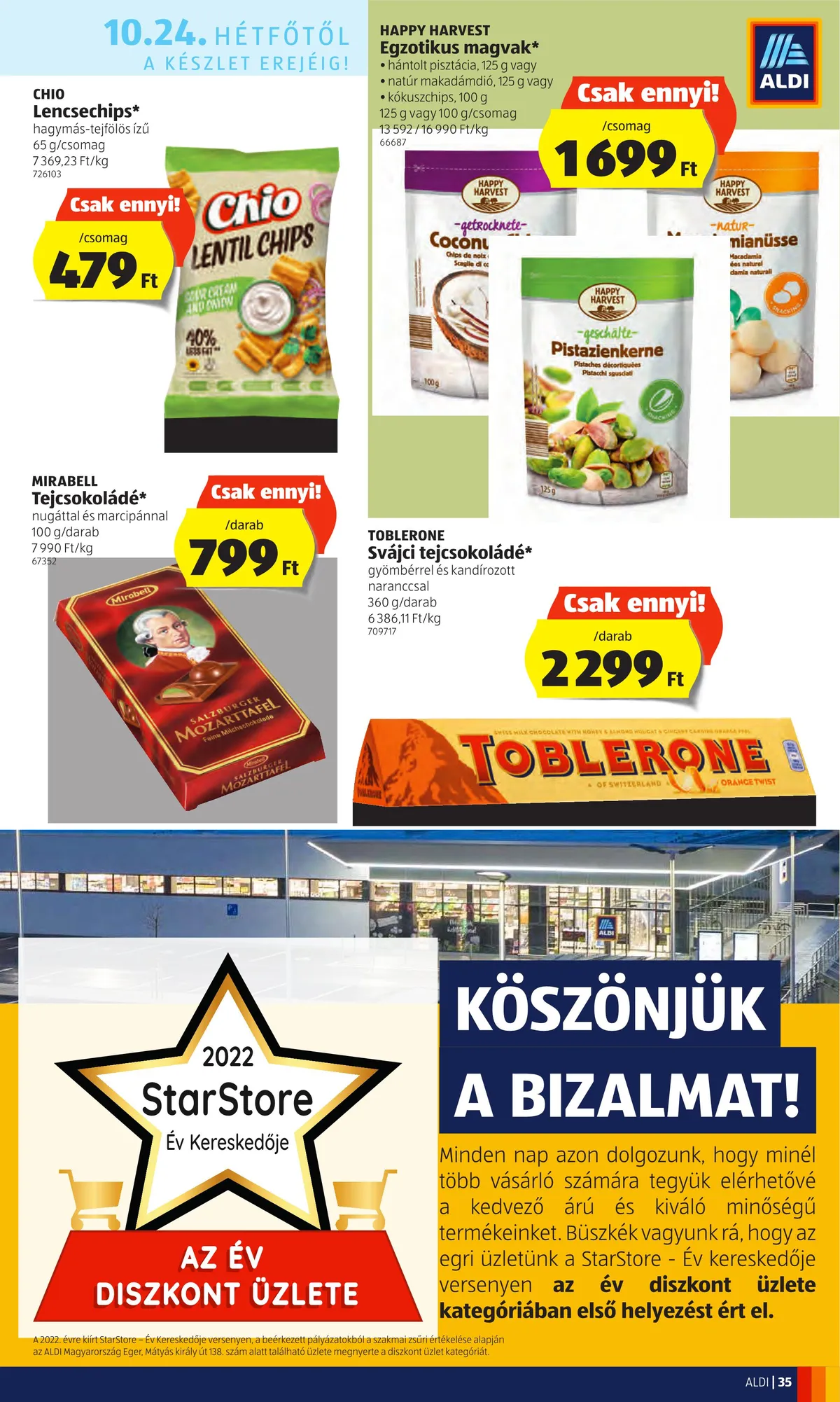 Aldi akciós újság 10.20–10.26 – 35. oldal