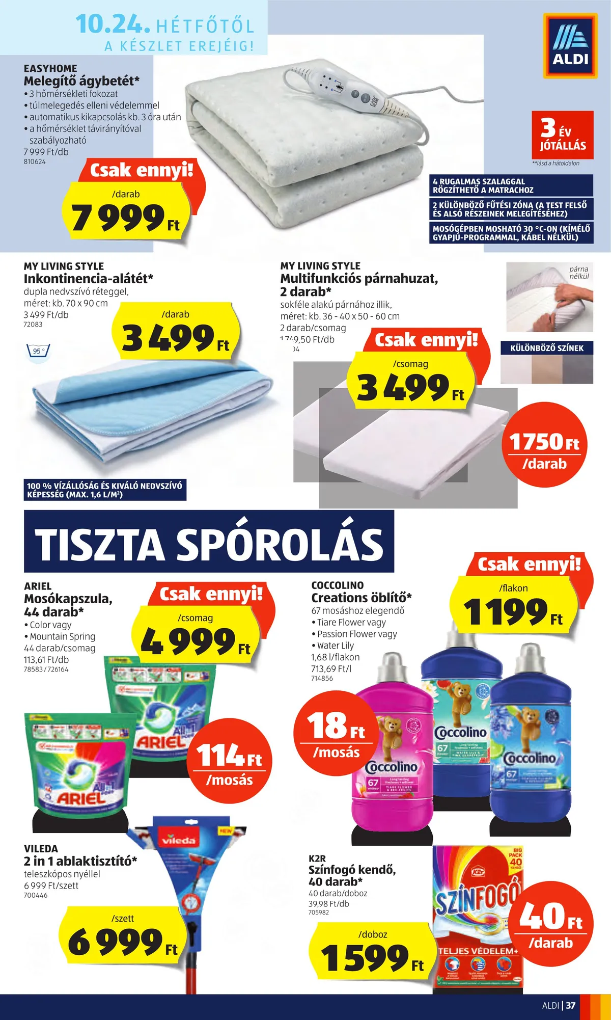 Aldi akciós újság 10.20–10.26 – 37. oldal