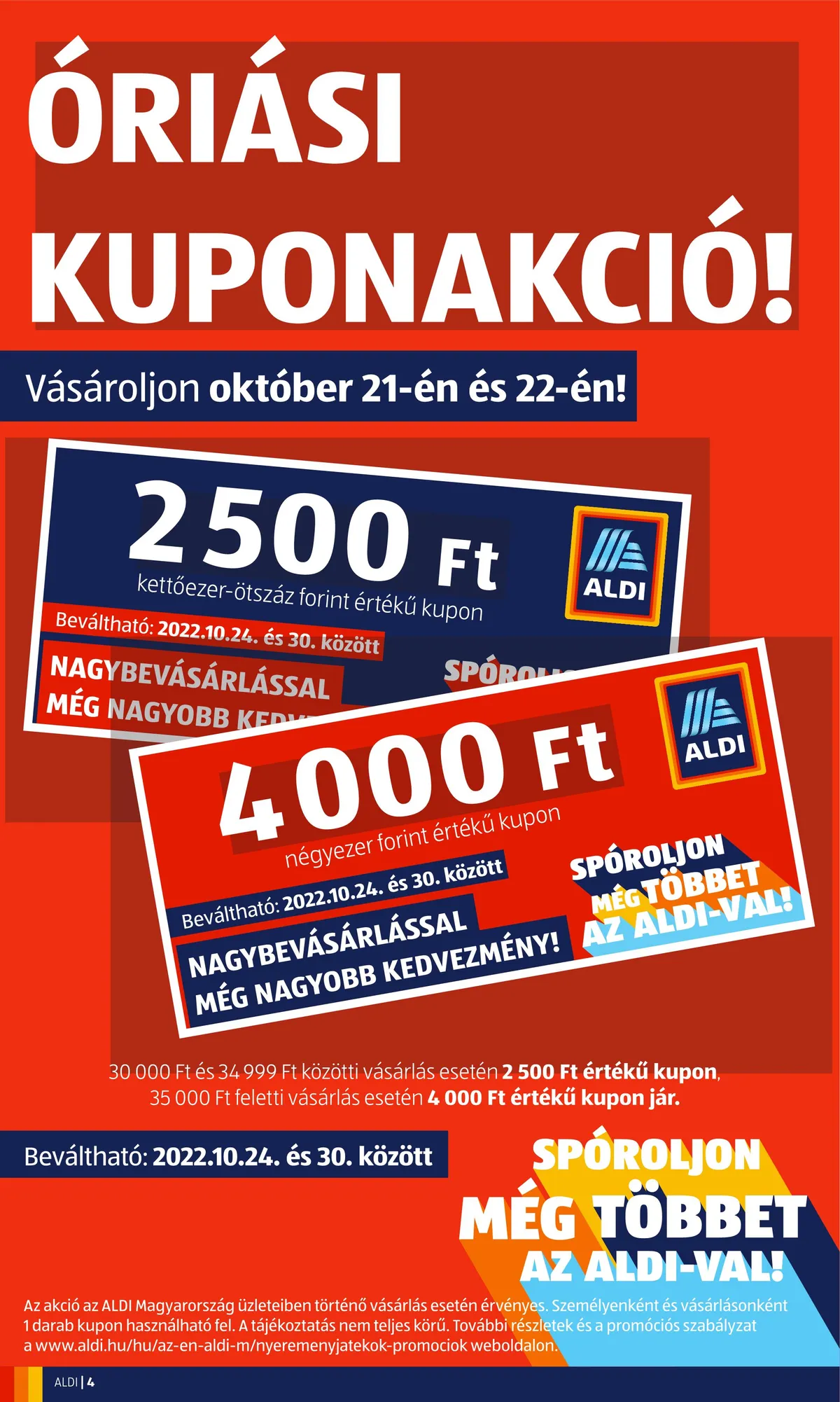 Aldi akciós újság 10.20–10.26 – 4. oldal