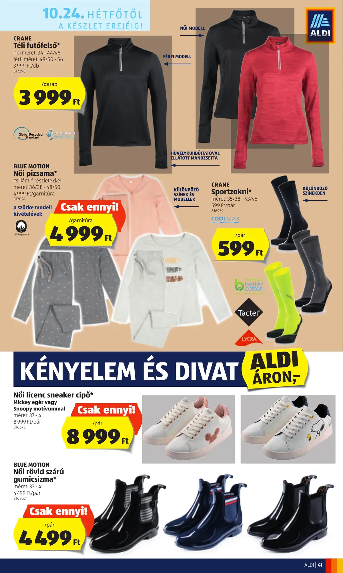 Aldi akciós újság 10.20–10.26 – 41. oldal