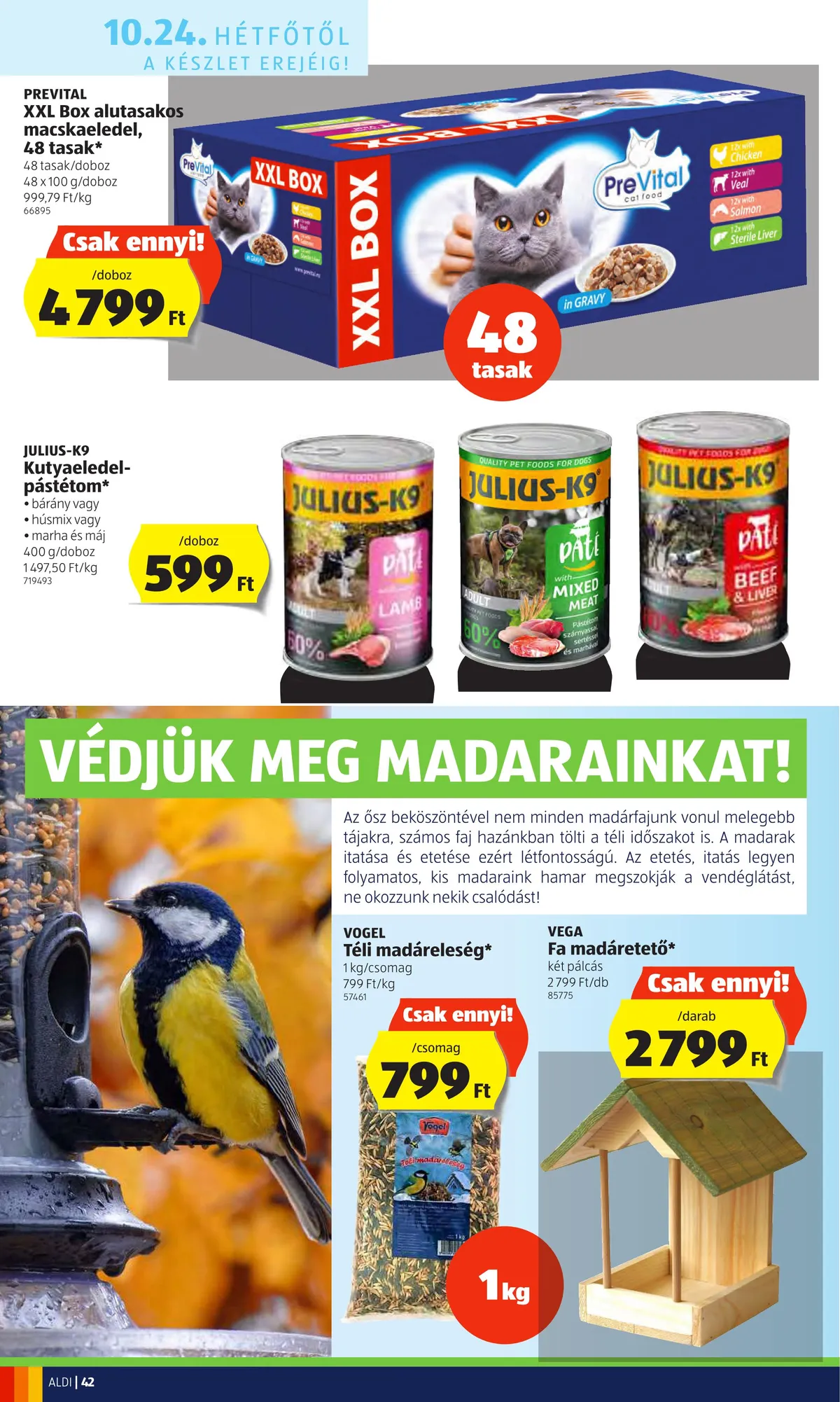 Aldi akciós újság 10.20–10.26 – 42. oldal
