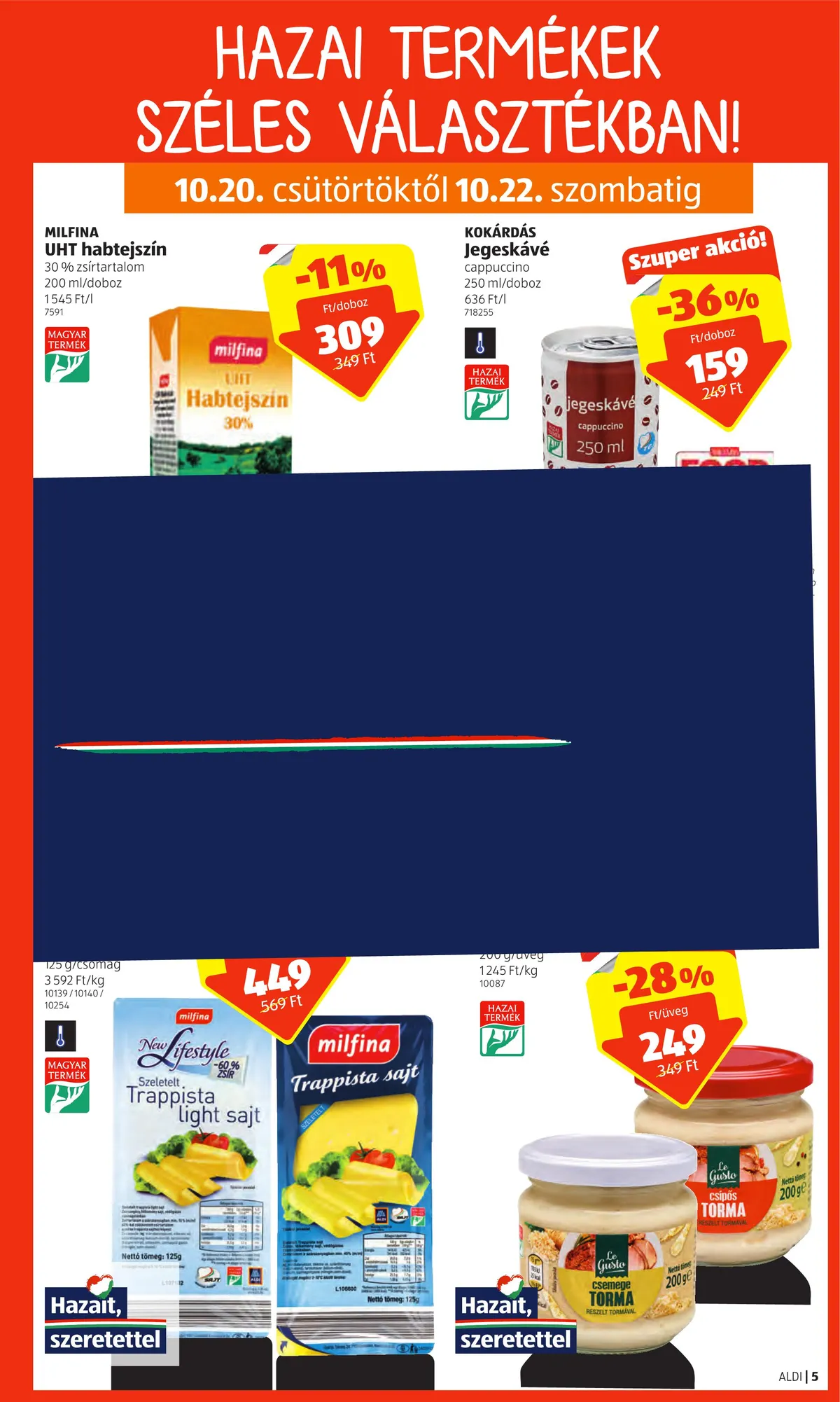 Aldi akciós újság 10.20–10.26 – 5. oldal