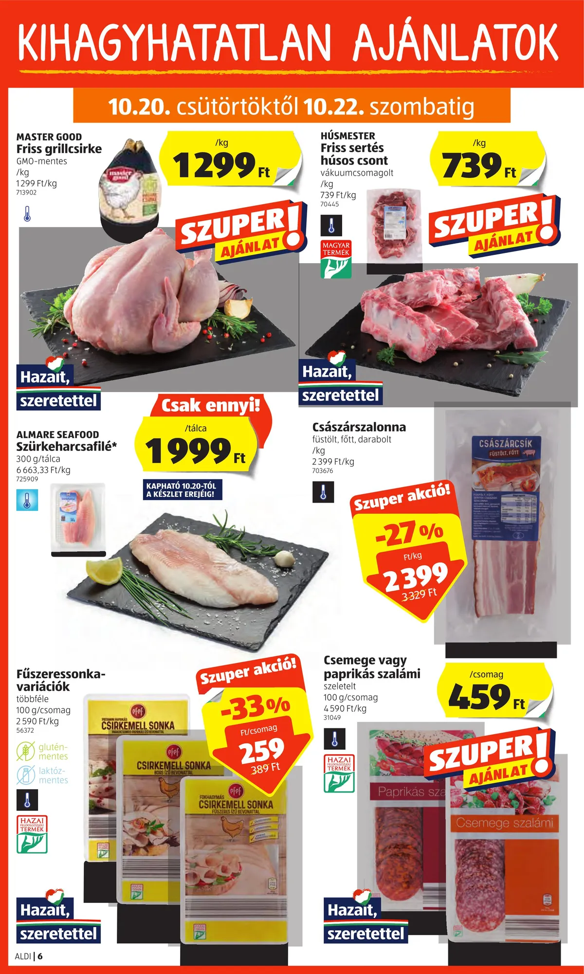 Aldi akciós újság 10.20–10.26 – 6. oldal