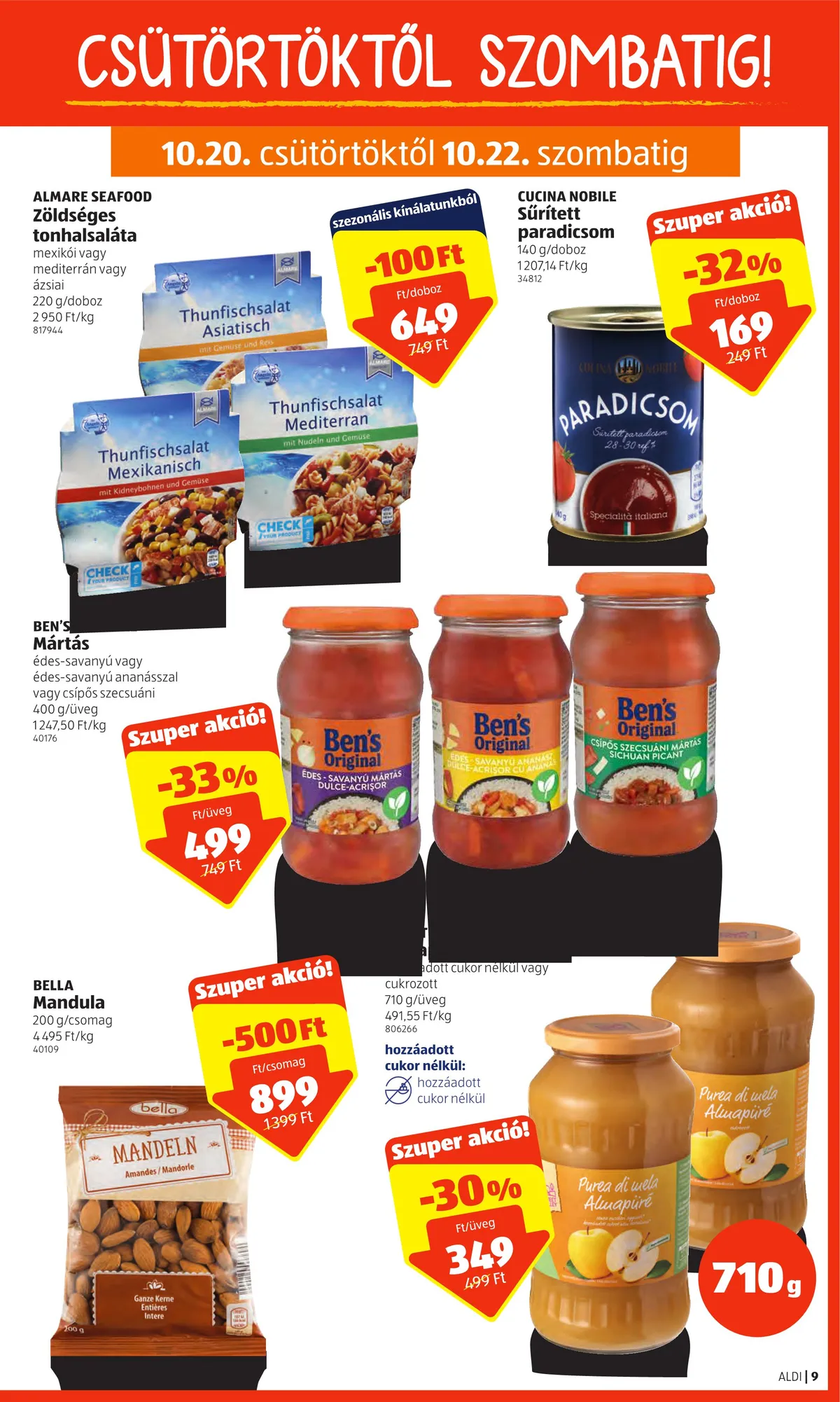 Aldi akciós újság 10.20–10.26 – 9. oldal