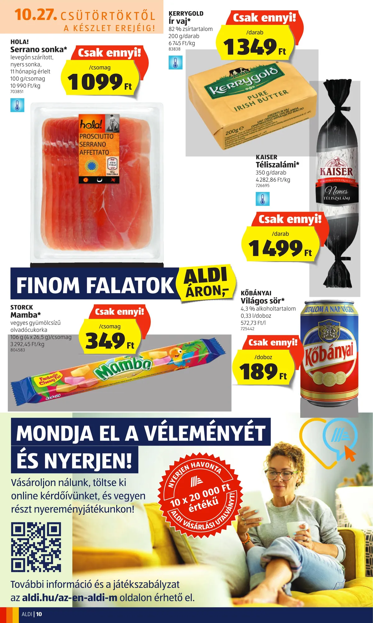 Aldi akciós újság 10.27–11.02 – 10. oldal
