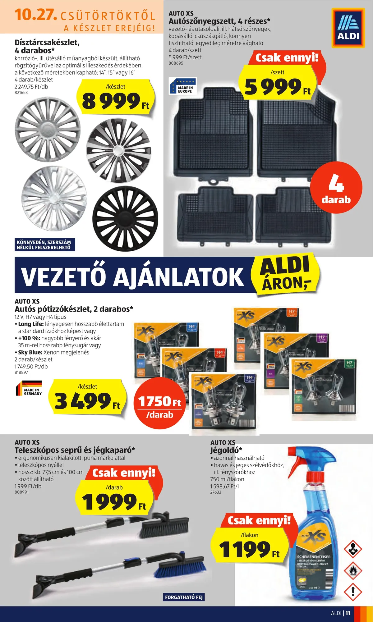 Aldi akciós újság 10.27–11.02 – 11. oldal